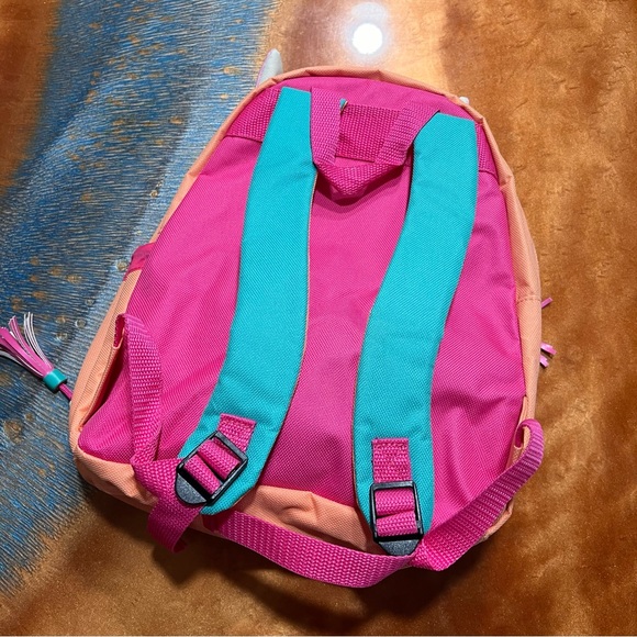 Skip Hop Zoo Llama Colorful Toddler child backpack tassel zipper pulls - Picture 2 of 14